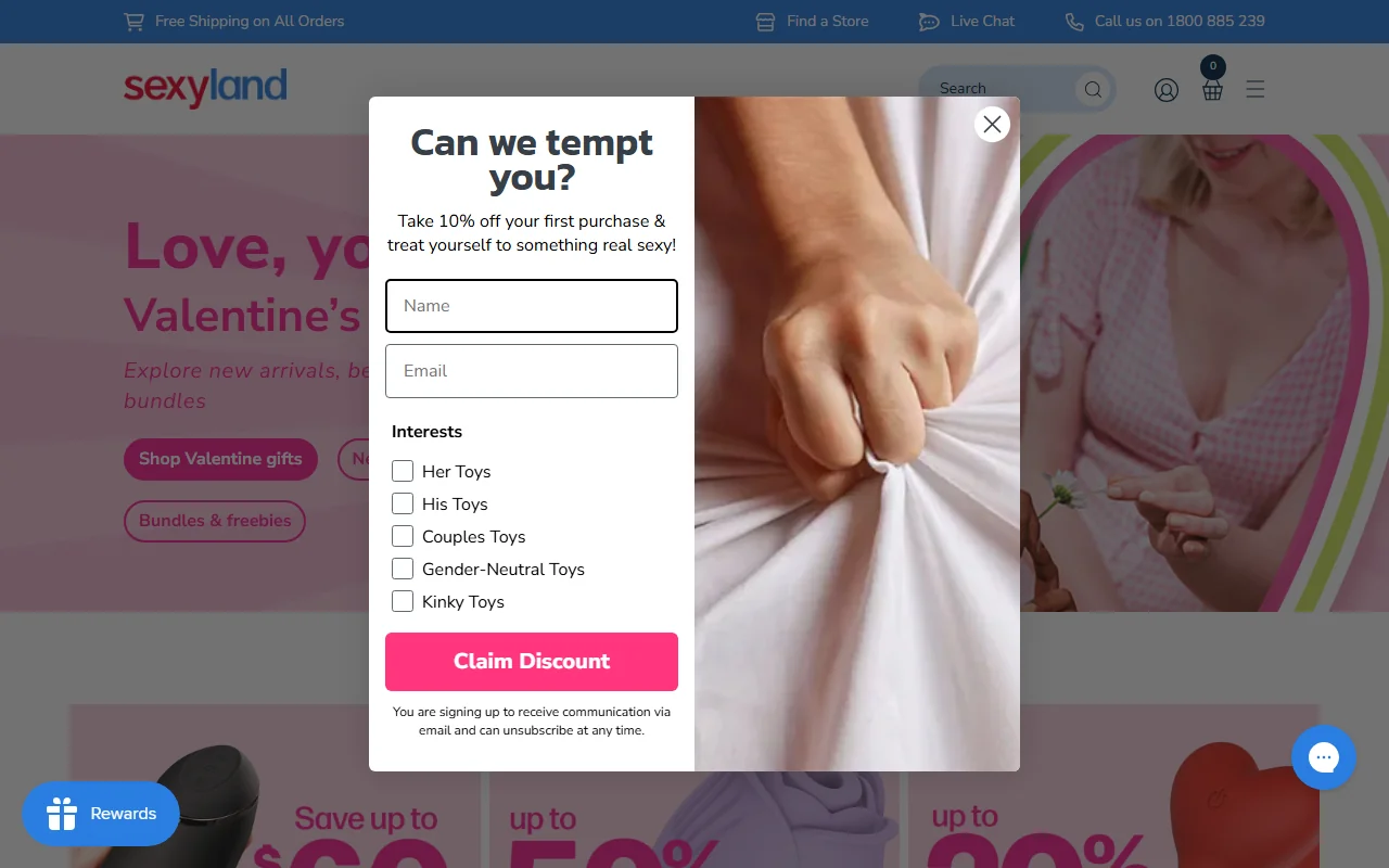 Screenshot of Sexyland